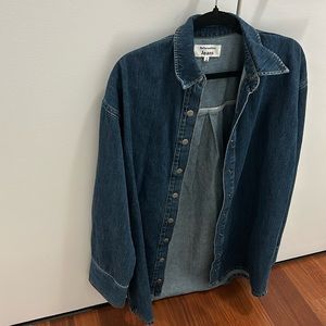 Can be worn as a dress or large button down